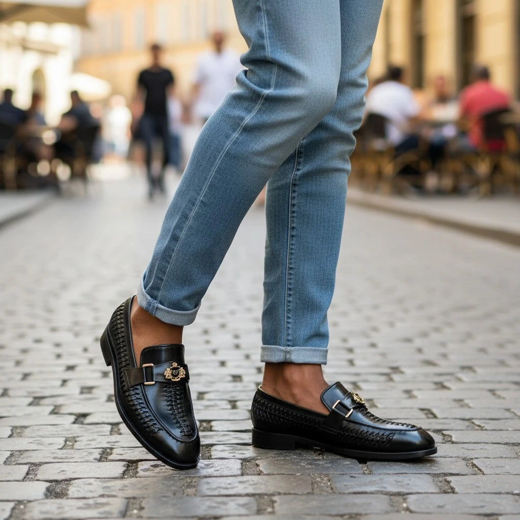 Premium Black Leather 881