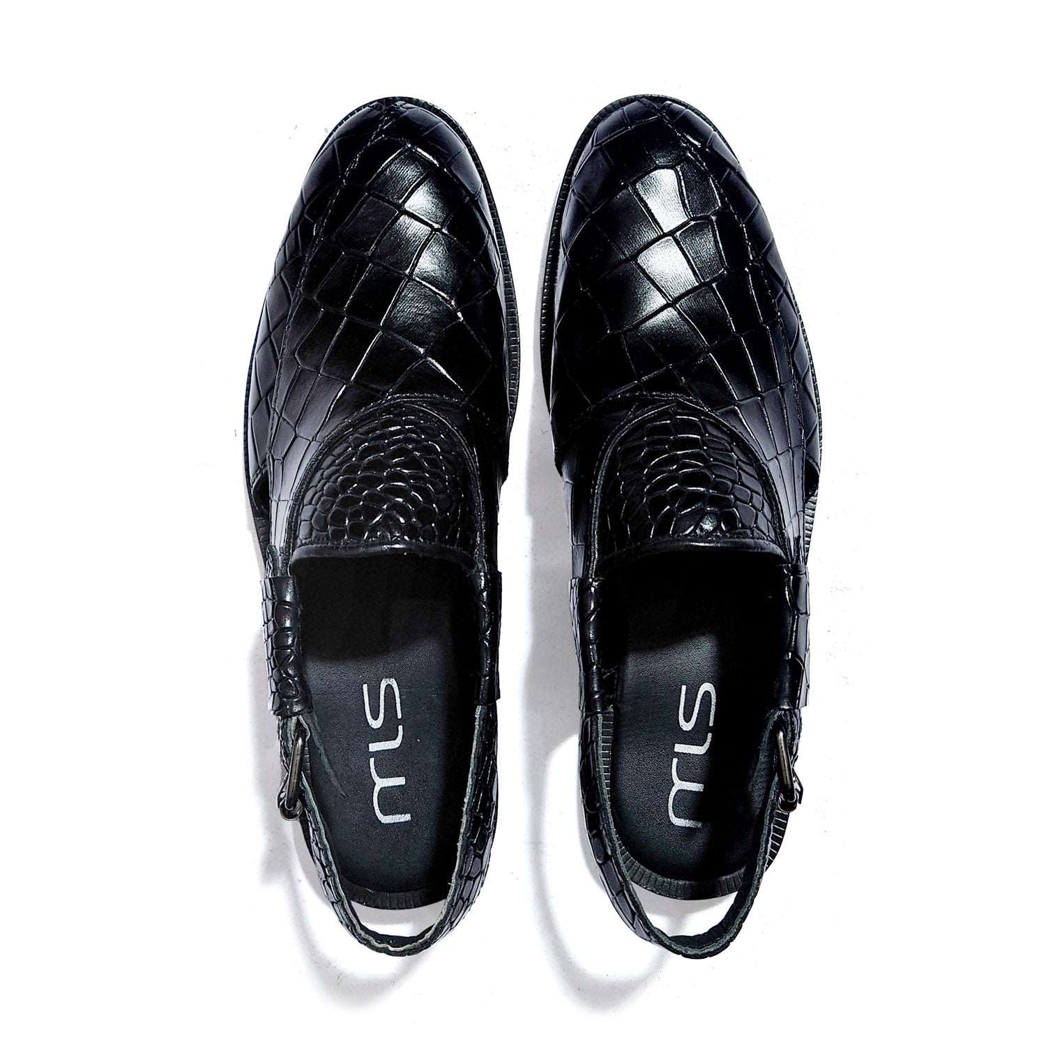 CROCODIL BLACK CHAPPAL 804