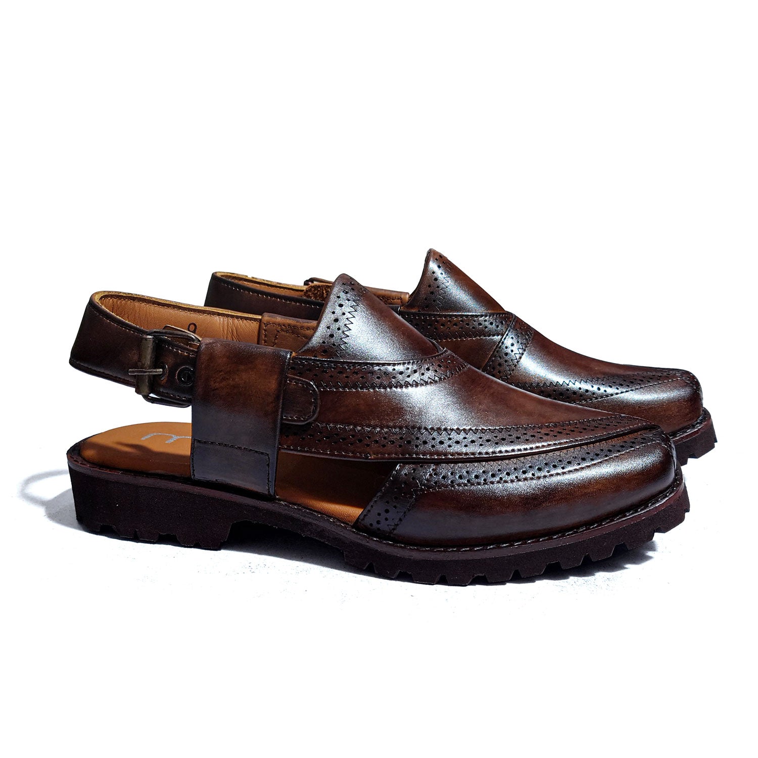 BROWN BROK CHAPPAL 781