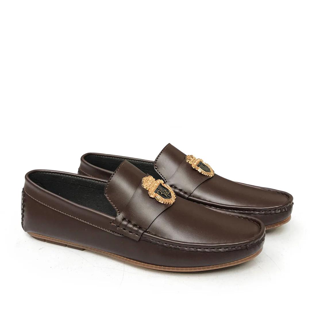 Brown bili loafers