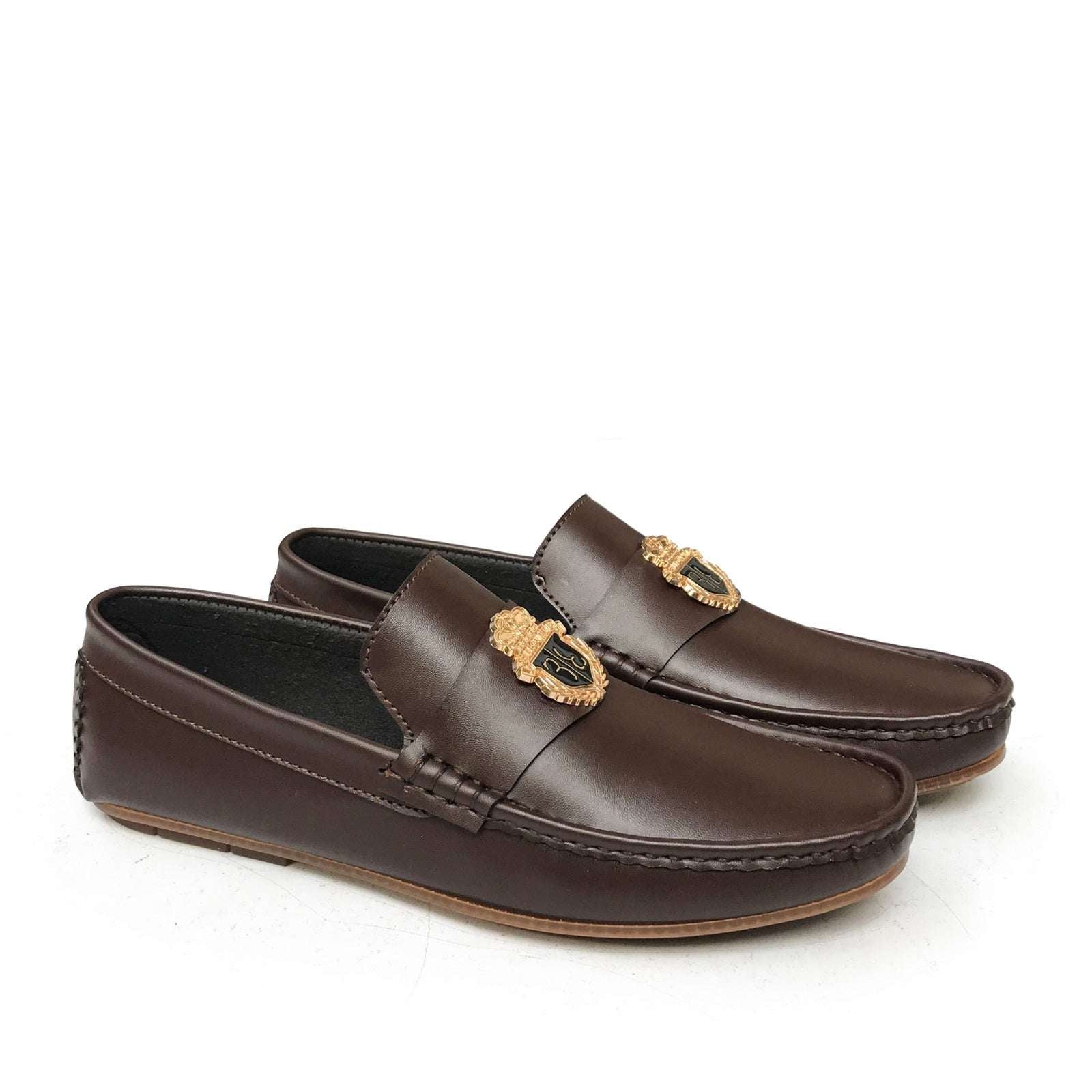BROWN BILI LOAFERS