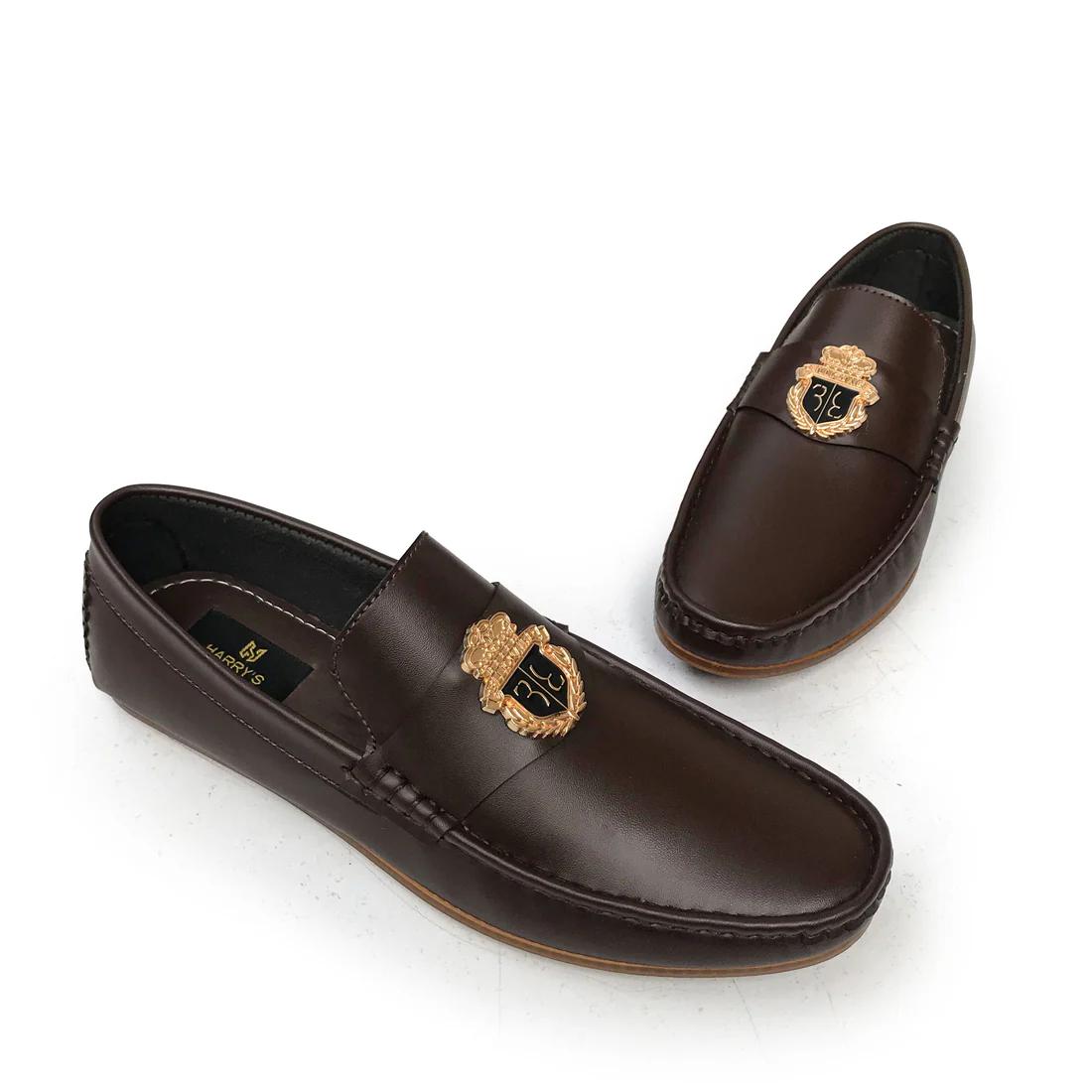 Brown bili loafers