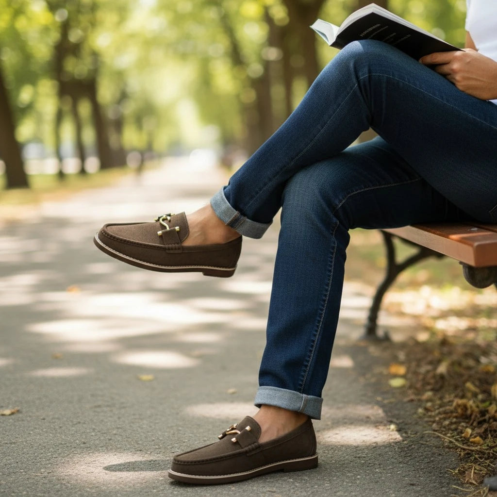SUEDE S SLIP - ON  LORO PAINA BR