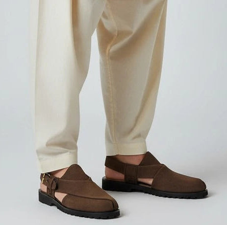 BROWN SUEDE KHERI