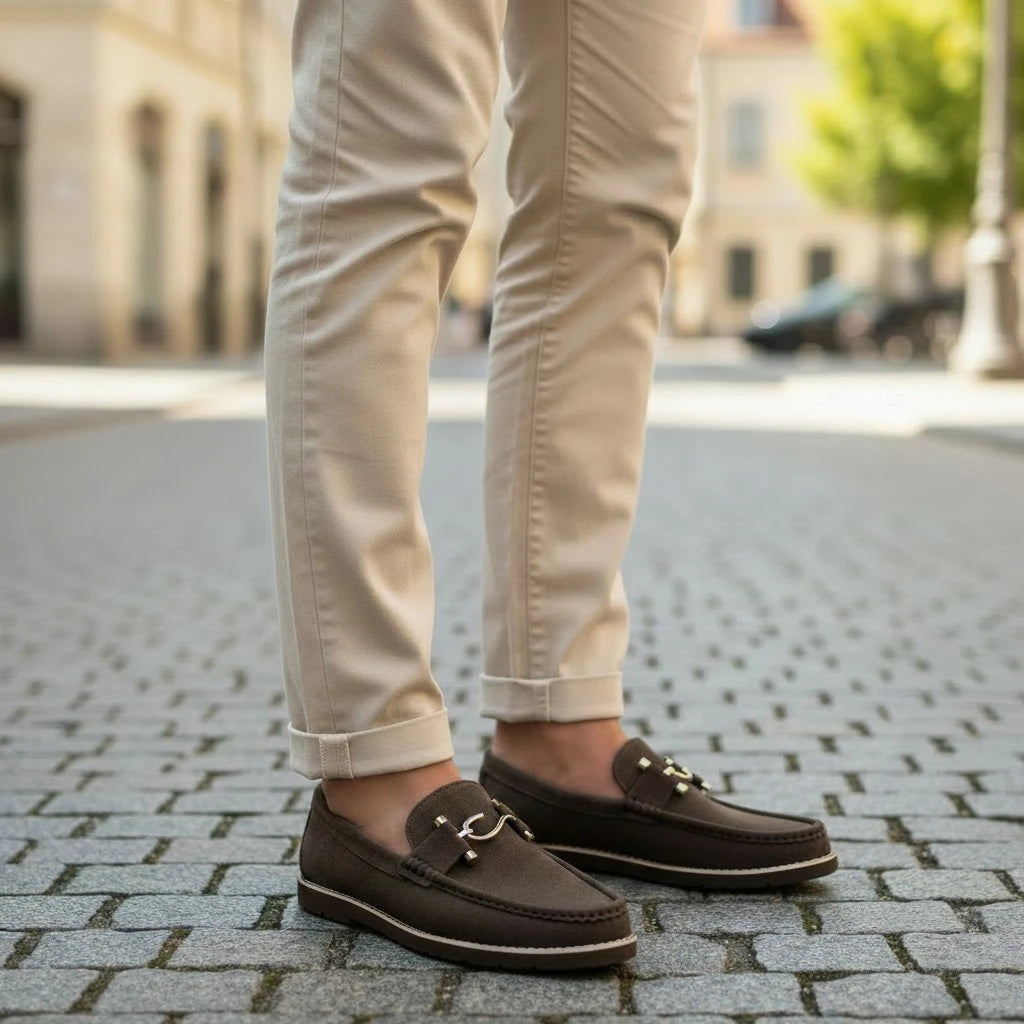 SUEDE S SLIP - ON  LORO PAINA BR